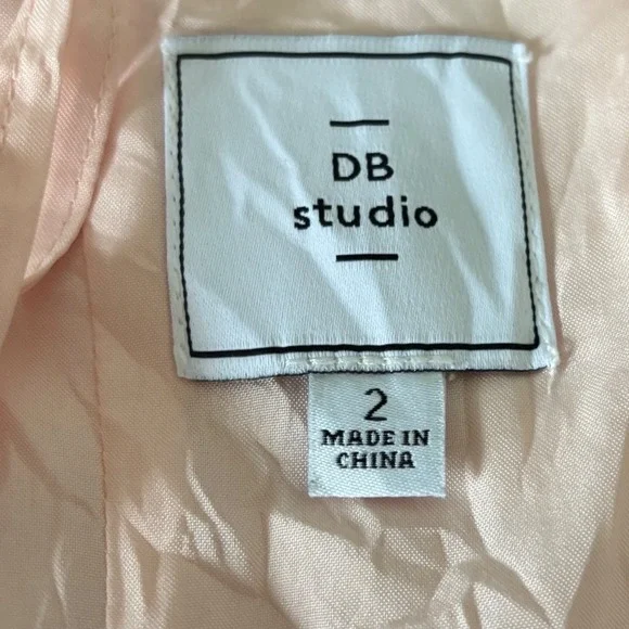 DB Studio Pink Floral Lace Strapless Mini Dress Fairycore Cottagecore Size 2 NWT - Picture 4 of 5